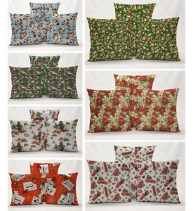 Christmas Pillowcase / Pillow Cover (Many Sizes) (7 Patterns Available) - Picture 1 of 23