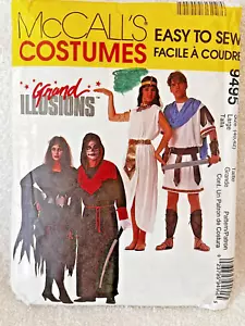 McCall's 9495 Cleopatra Marc Antony Alurra Skulltar Couples Costume Pattern LG - Picture 1 of 2