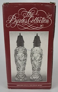 Set shaker sale e pepe cristallo taglio rosso rubino Hofbauer The Byrdes Collection vintage - Foto 1 di 6