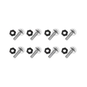 Lockhart Phillips Windscreen Windshield Screws Chrome Pack of 8 - Picture 1 of 1