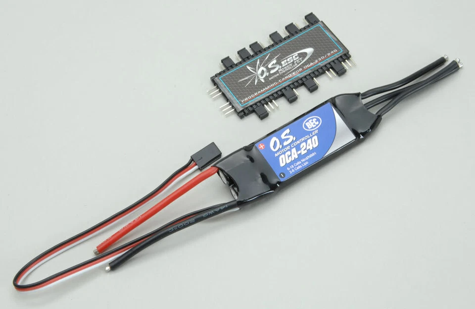 RC Model Plane Brushless 40A ESC OCA-240 OS Engines - 52020041 - Image 1 of 3