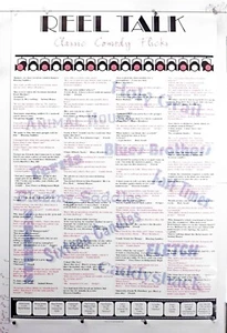 Reel Talk Classic comedy flicks Quote poster NOS 23.25" X 35.50" (b595) - Picture 1 of 3