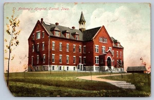 Cartolina Carroll Iowa Ospedale Sant'Antonio - Foto 1 di 2