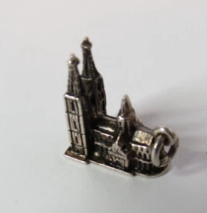 VINTAGE CHARM 800 SILBER COLN KÖLNER DOM 14MM HOCH - Bild 1 von 4