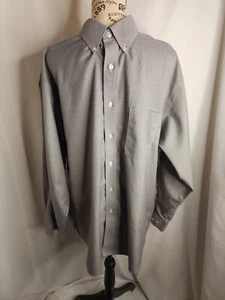 Roundtree & Yorke Gold Label schwarz & weiß Hahnentritt Hemd Herren Größe XL - Bild 1 von 7