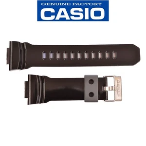 CASIO G-SHOCK Watch Band Strap  GA-150BW GA-200BW GA-200RG Black Glossy Rubber - Picture 1 of 6