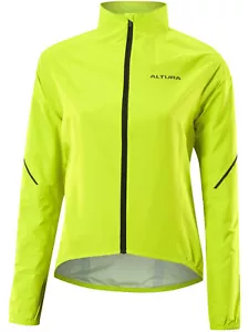 Altura Hi-Viz Yellow 2017 Flite 2 Womens Cycling Waterproof Jacket - UK 14 - Picture 1 of 2