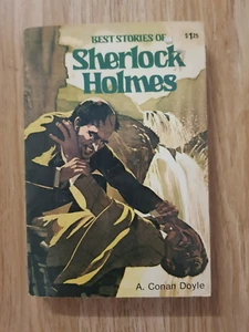 BEST STORIES of SHERLOCK HOLMES By A. CONAN DOYLE 1977 Golden Press Illustrated - Picture 1 of 11