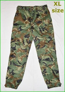 Bulgarian Army woodland camouflage winter Trousers Pants + Liner sz. XL - Picture 1 of 8
