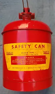 LATA DE GAS DE SEGURIDAD EAGLE DE COLECCIÓN 5 GALONES, UI-50 S TIPO 1 metal - Imagen 1 de 6