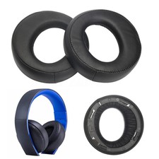 Ear Pads Cushion For Sony Blue SONY Gold Wireless Stereo Headset PS3 PS4 7.1 L R