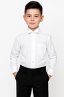 PAGE BOYS FORMAL WING COLLAR WHITE SUIT SHIRT WEDDING PROM AGE 6 Mnts to 16 YRS