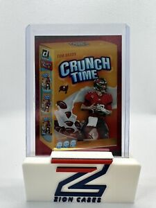 Tom Brady 2022 Panini Donruss Tom Brady Crunch Time Galactic # CT-1