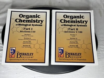 The Berkeley Review MCAT Prep Organic Chemistry Of Biological Systems Parts 1&2 - Image 1 of 4