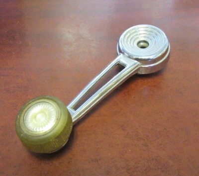 Manija de ventana de puerta cromada original/usada Ford & Mercury 1973-75 con Perilla transparente Foto 1 de 4