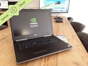 Dell Precision 7720 17,3 FHD i7-6820HQ 32GB DDR4 RAM 512GB Nvme SSD Nvidia - Photo 1/8
