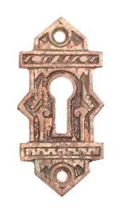 1890s Ornate Bronze Keyhole Cover - Picture 1 of 2