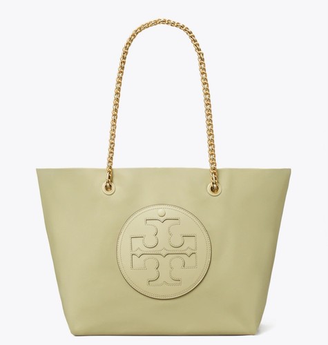 ULTIMO 1 Borsa tote Tory Burch Olive Sprig Ella catena spedizione veloce. % 100 Autentico