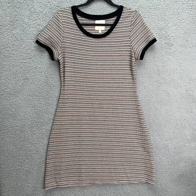 ModCloth WomenTake One For The Tee Sweater Dress Striped Knit A Line Mini Large - Image 1 of 4