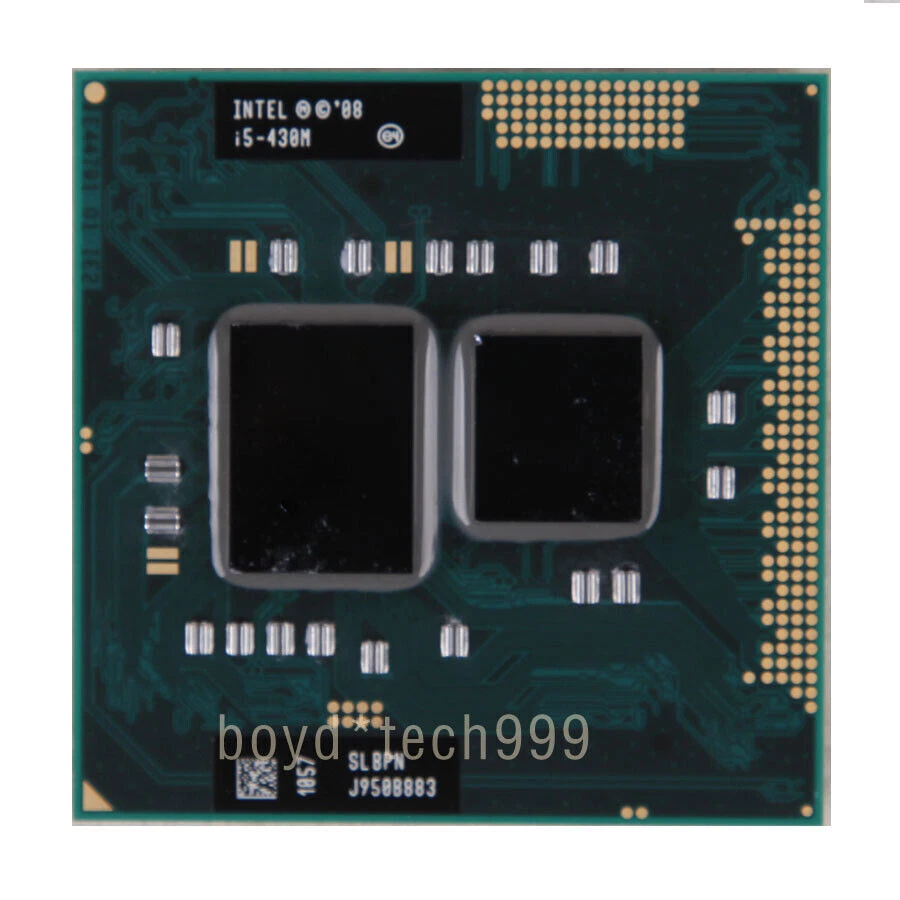 Intel Core i5-430M i5 430M Dual-Core CPU Processor 2.26 GHz 2.5 GT/s Socket G1 - Image 1 of 1