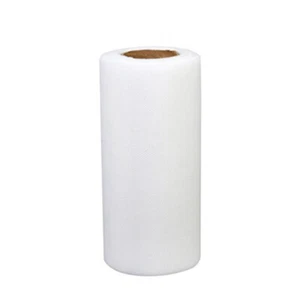 1 Roll of 22m x 15cm Banquet Wedding DIY Tulle Craft Tutu Decoration (White) - Picture 1 of 4