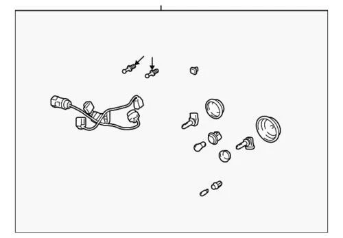 Conjunto de faros derecho genuino Ford Lincoln 2004-2006 Navigator 6L7Z-13008-AA Foto 1 de 2