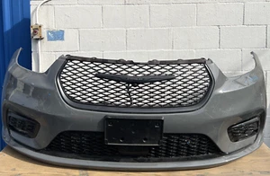 2021 -2024 CHRYSLER PACIFICA FRONT BUMPER W/ SENSOR CAMERA SHUTTER COMPLETE OEM - Picture 1 of 24