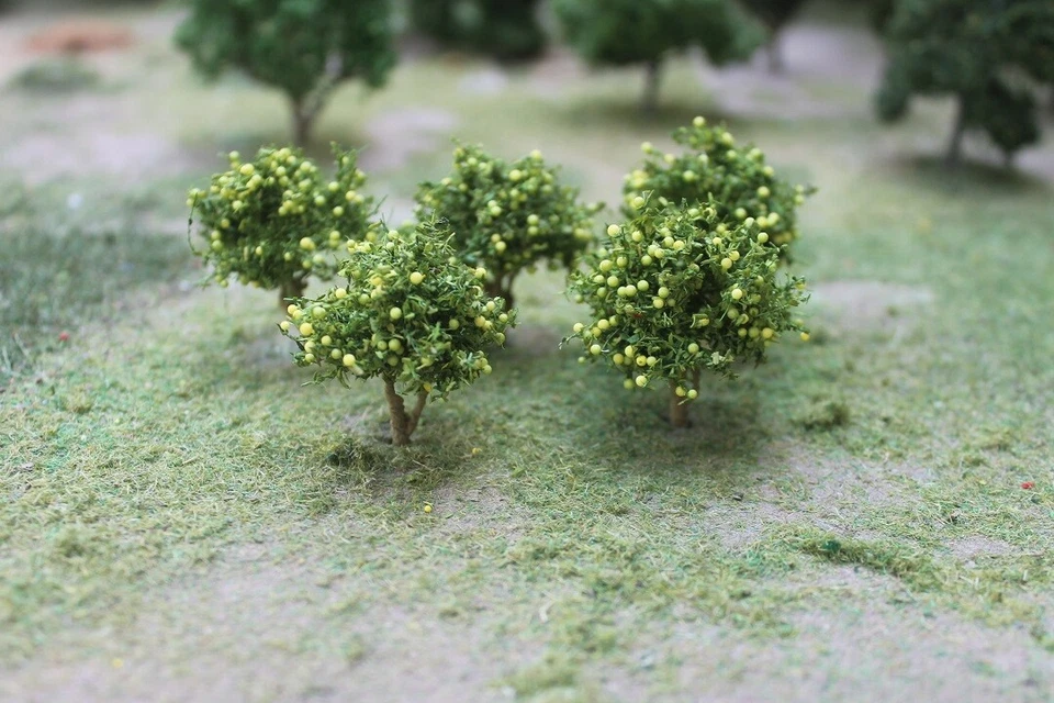 MP SCENERY 2 Pear Trees O Scale Architectural Fruit Trees Railroad Layout Farm - Image 1 of 1