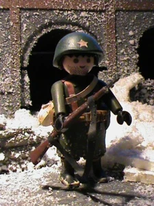 Playmobil Custom Russischer Soldat (Stalingrad-1941) Ref-0014 - Bild 1 von 15