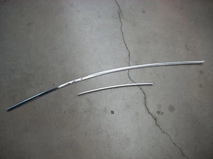 COPPIA MODANATURE POSTERIORE SINISTRA ALFA ROMEO ALFETTA GTV - ORIGINALI - Picture 1 of 1