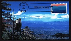 USA SCOTT #C140, RARE ILLUSTRATED HERITAGE FDC COVER 2006 GREAT SMOKEY MOUNTAINS - Picture 1 of 2