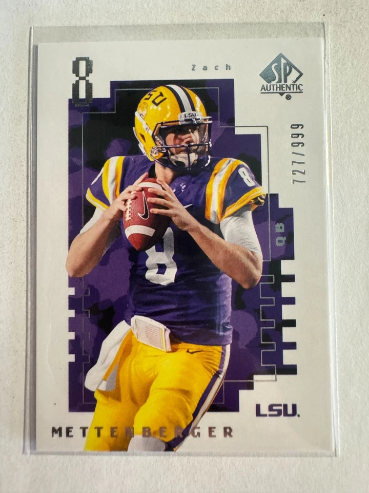K194,061 - 2014 SP Authentic Future Watch #FW23 Zach Mettenberger #/999 - Image 1 of 1