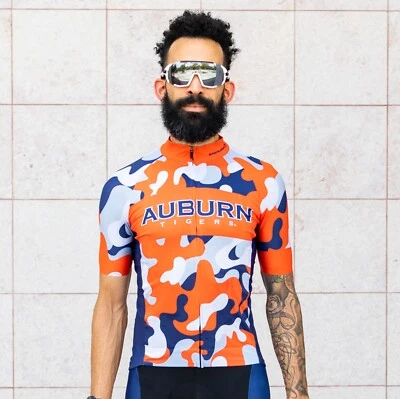 Auburn Tigers Cycling Jersey - Size Medium - New By Endura - Image 1 of 4