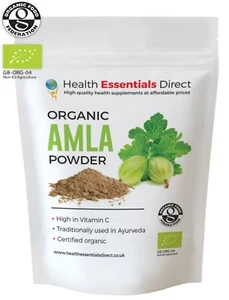 Organic Amla Powder (Indian Gooseberry, Natural Vitamin C, Hair) Choose Size: - Picture 1 of 7