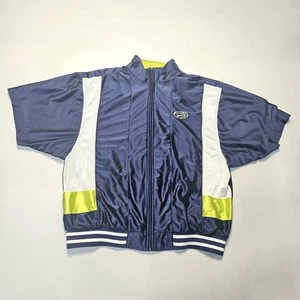 Nike Swoosh Baggy Jacket Blue Green Mens Large 90’s Basketball Warm-Up_B ONE - Picture 1 of 15