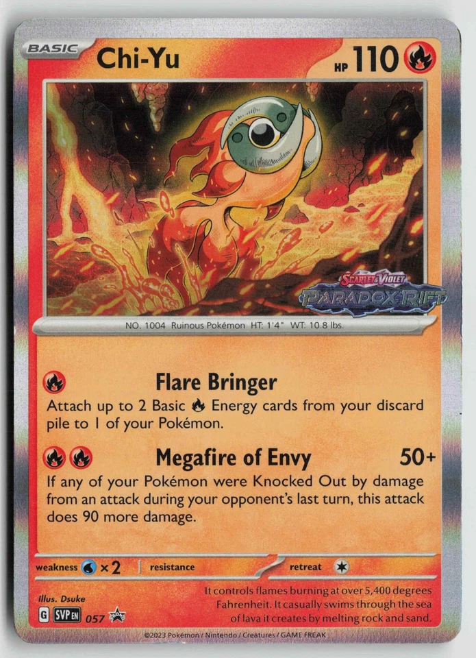 Chi-Yu -  (Prerelease) Promo SV: Scarlet & Violet Promo Cards 057 NM - Image 1 of 2