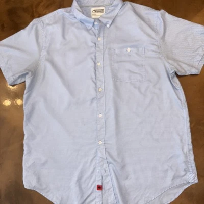 Mountain Khakis Shirt Mens XXL Blue Gingham Polyester Outdoor Casual VGC - Image 1 of 3
