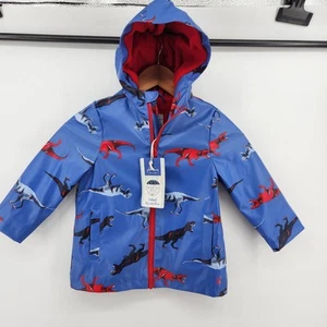 Joules Dinosaurier Skipper Regenjacke - Größe 3 Jahre - Neu mit Etikett - Bild 1 von 9