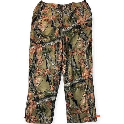 Mens Waterproof Camo Tactical Pants Highland Oversized Leg Zip Hunting Hiking - Image 1 of 4