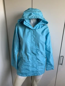 Appleseed’s Petites PS teal blue longsleeve Hooded Windbreaker Jacket - Bild 1 von 7