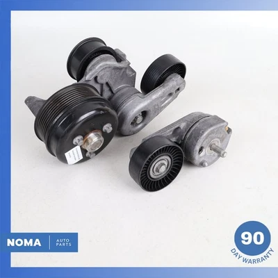 2014 Range Rover L405 L494 S/C Engine Drive Belt Tensioner Idler Pulley Set OEM - Image 1 of 4