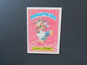 1985 Topps Garbage Pail Kids 1st Series 1 Matte Set Break #17b Loony Lenny - Picture 1 of 4