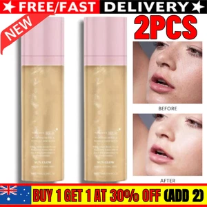 2PCS Sunglaze Sheer Setting Mist Sunscreen SPF 50,Shimmering Body Oil Mist` - Picture 1 of 8