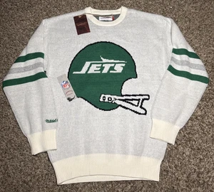 NEU Mitchell & Ness New York Jets Retro Helm Vintage Logo OS Pullover (Medium) - Bild 1 von 5