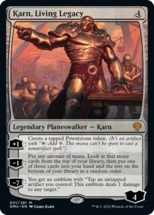MTG English Karn, Living Legacy NM Normal Dominaria United - Image 1 of 1