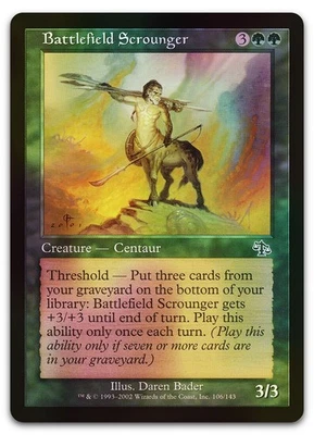 Battlefield Scrounger #106 (Foil) (NM) Judgment JUD Magic MTG - Image 1 of 2