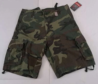 Pantalones Cortos Vintage Rothco Militar Camuflaje Carga Exterior Talla 35 Nuevos con Etiquetas Foto 1 de 4