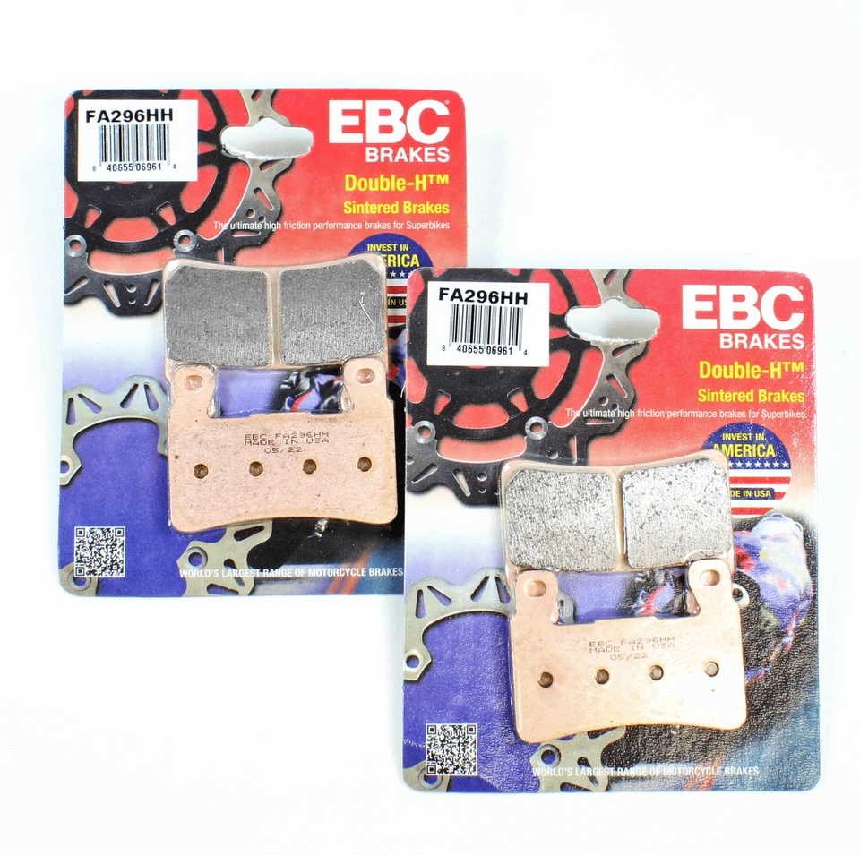 EBC HH Sintered Brake Pad Set for 1999-06 Honda CBR 600 F4 F4i SPORT Front 2 Pr - Image 1 of 2
