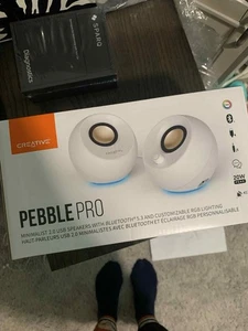 Creative Pebble Pro Bluetooth Bookshelf Speakers - Picture 1 of 2