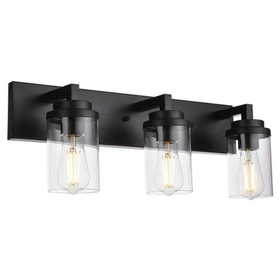 Vintage Bathroom Lighting Fixtures Over Mirror, 3-Light Modern Vanity Lights ... - Image 1 of 4